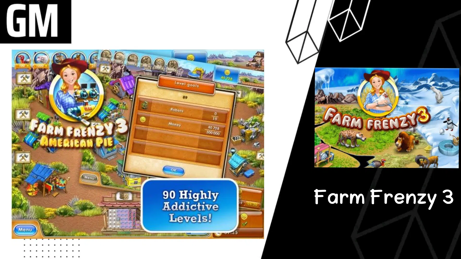 تحميل لعبة Farm Frenzy 3 مهكرة للاندرويد من ميديا فاير احدث اصدار بدون نت