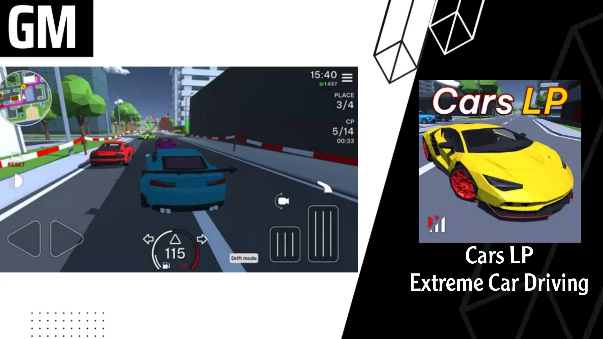 تحميل لعبة Cars LP – Extreme Car Driving Apkللاندرويد اخر اصدار2023