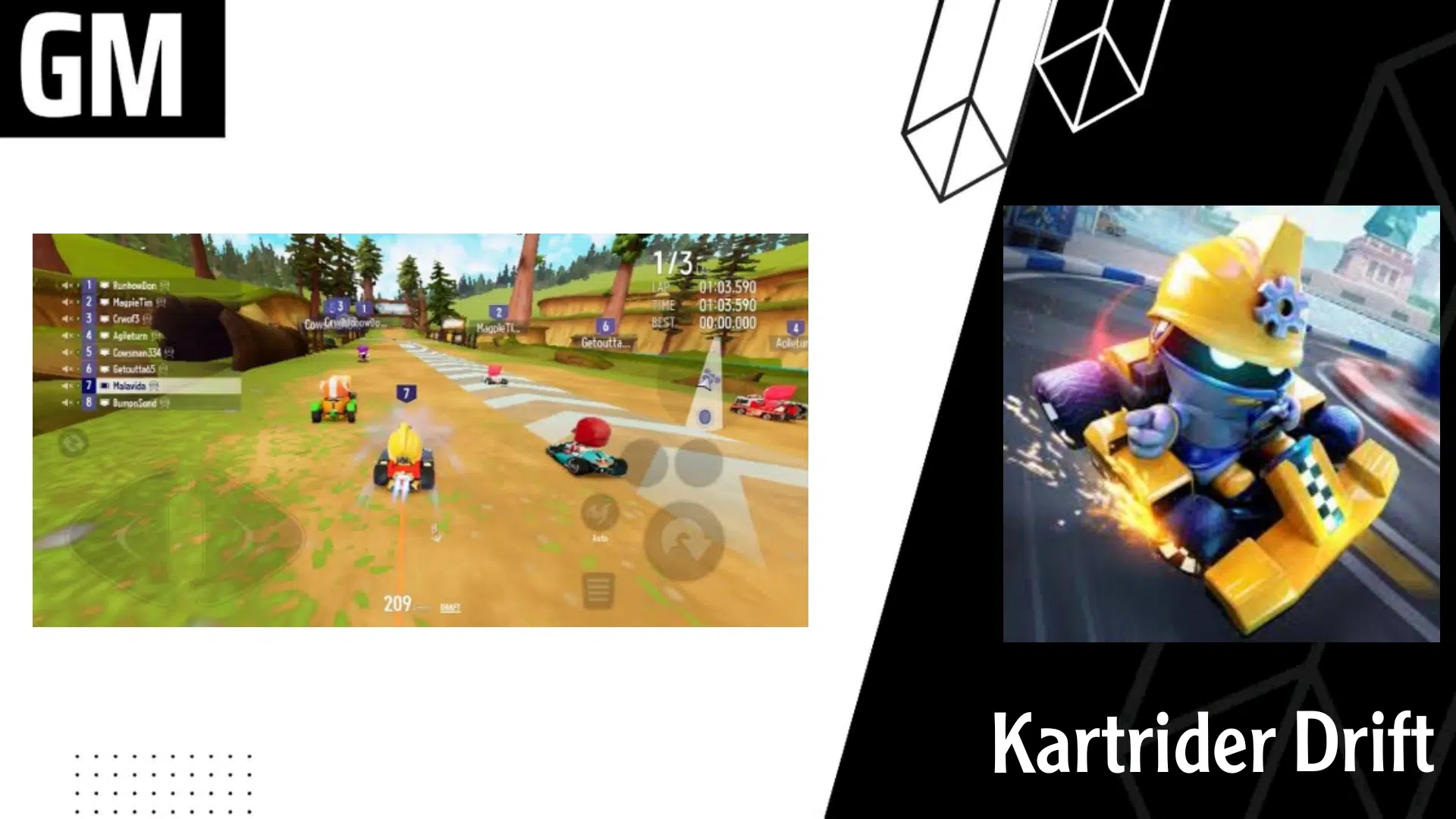 تحميل لعبة kartrider drift Apk للهواتف الذكية و الايفون اخر اصدار 2023