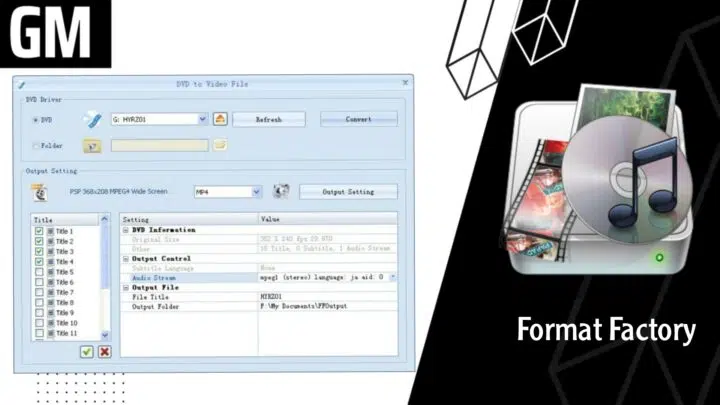 تحميل برنامج Format Factory لتحويل الفيديو إلى MP3 للكمبيوتر عربي من ميديا فاير