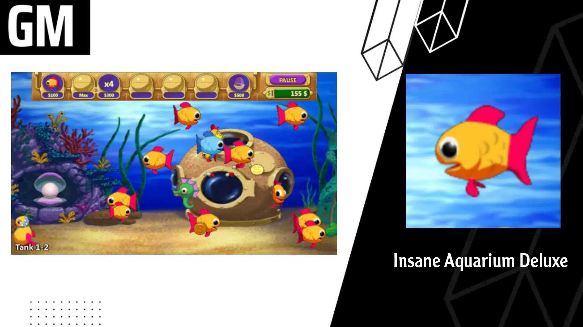تحميل لعبة السمكة Insane Aquarium Deluxe - Feed Fishes! Fight Alien! apk من ميديا فاير للاندرويد اخر اصدار 2023