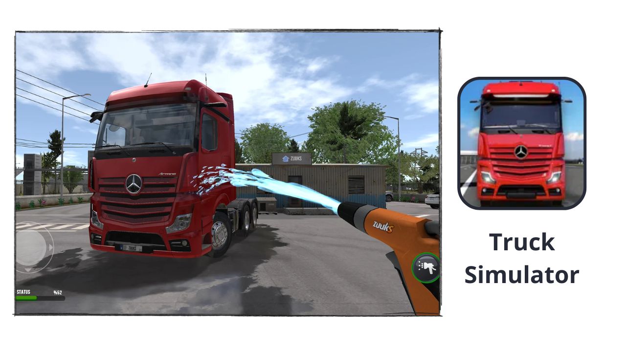 تحميل لعبة محاكي الشاحنات الدول العربية للاندرويد مهكرة Truck Simulator من ميديا فاير اخر اصدار