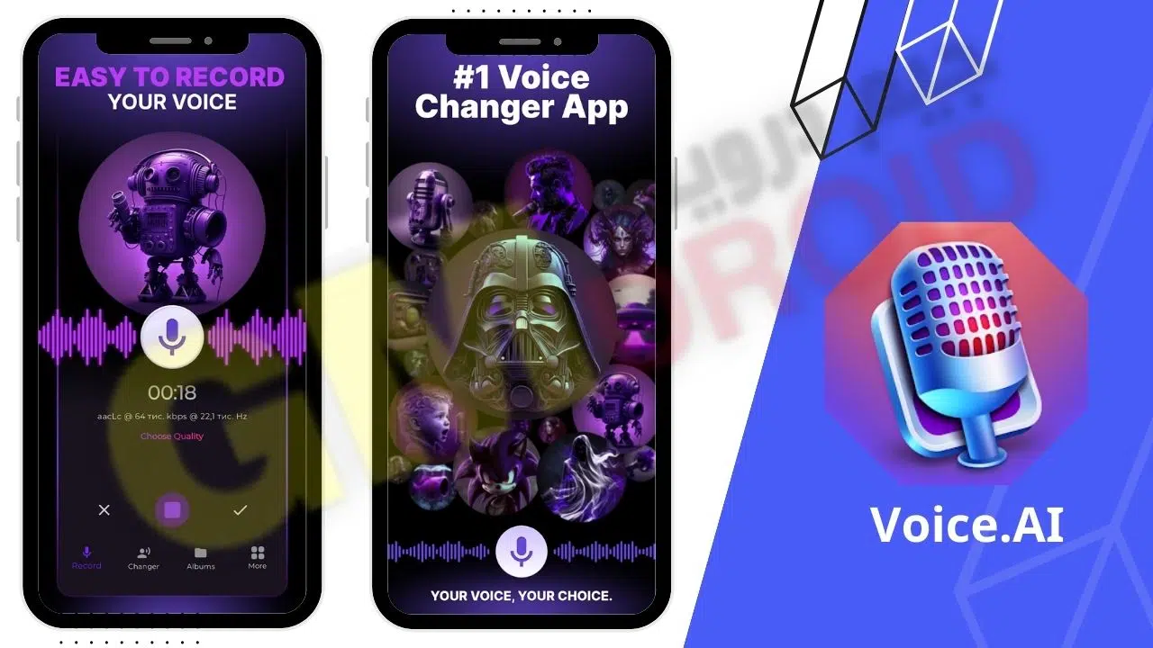 تحميل تطبيق voice ai 2024 للاندرويد والايفون اخر اصدار من ميديا فاير apk