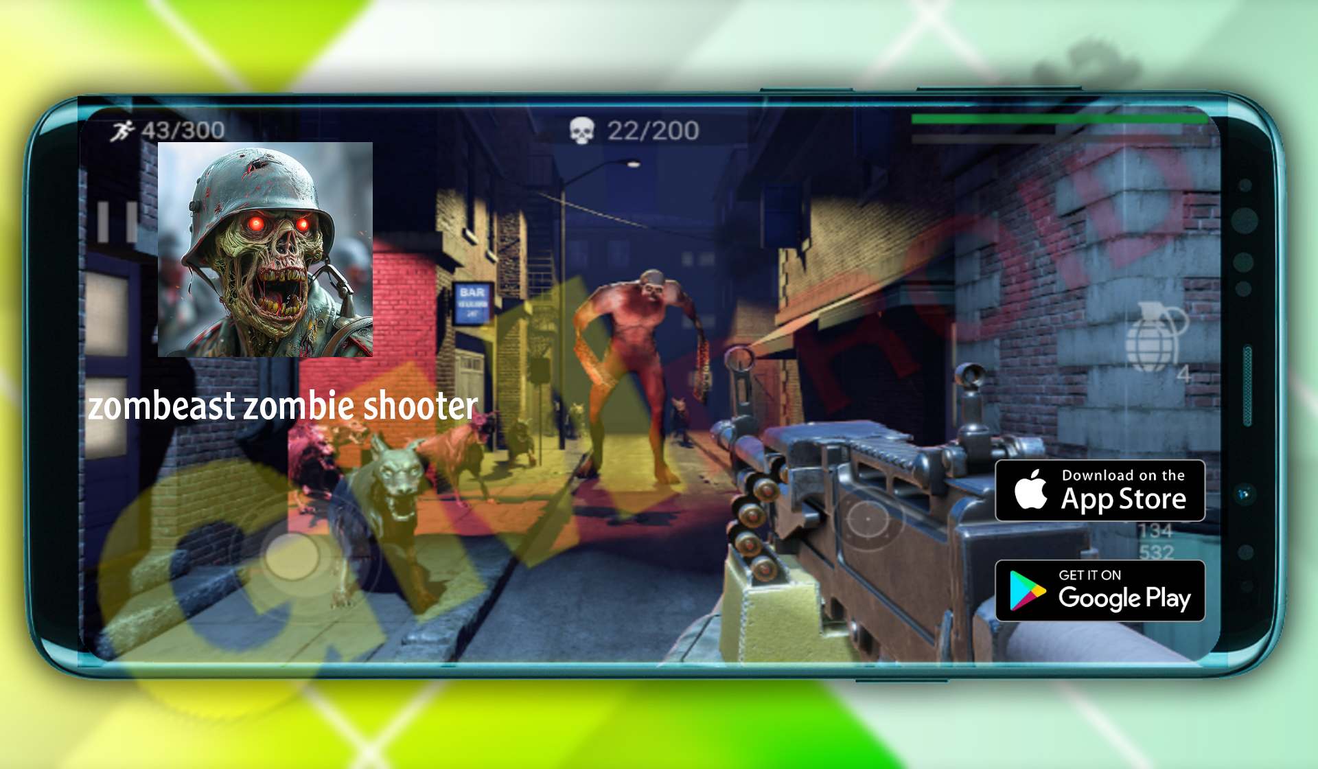 تحميل افضل العاب الزومبي لعبة zombeast zombie shooter للاندرويد و الايفون مجانا اخر اصدار 2024