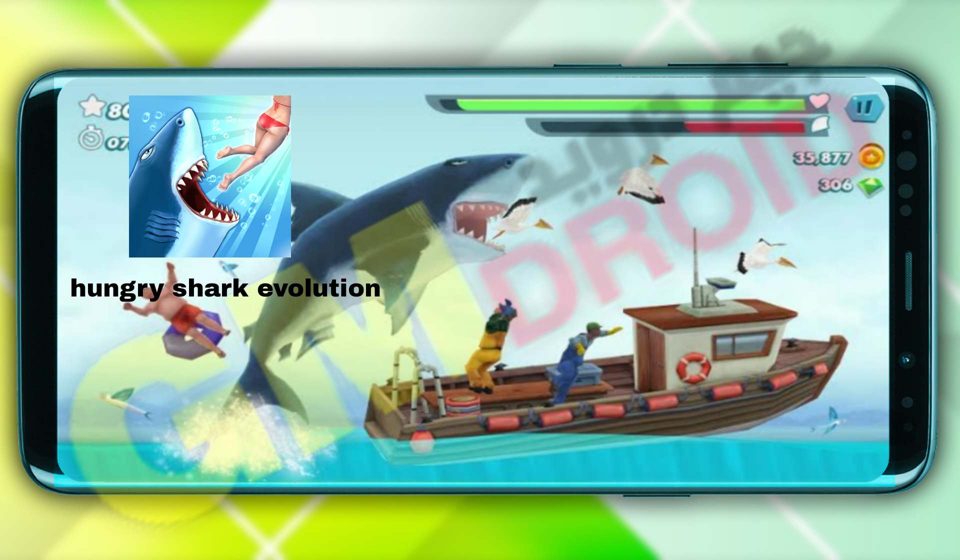 تحميل لعبة hungry shark evolution للاندرويد و الايفون اخر اصدار 2024